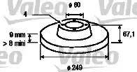 Valeo 186840 - Bremžu diski www.autospares.lv