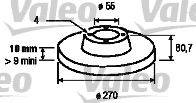 Valeo 186853 - Bremžu diski autospares.lv