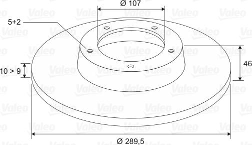 Valeo 186374 - Bremžu diski www.autospares.lv