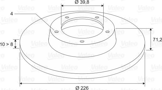 Valeo 186288 - Bremžu diski www.autospares.lv