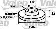 Valeo 186708 - Bremžu diski www.autospares.lv