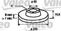 Valeo 186775 - Bremžu diski autospares.lv