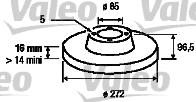 Valeo 187045 - Bremžu diski www.autospares.lv