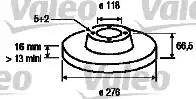 Valeo 187148 - Bremžu diski www.autospares.lv