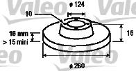 Valeo 187152 - Brake Disc www.autospares.lv