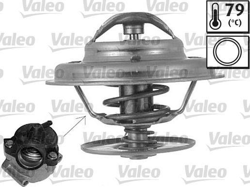 Valeo 819872 - Coolant thermostat / housing www.autospares.lv