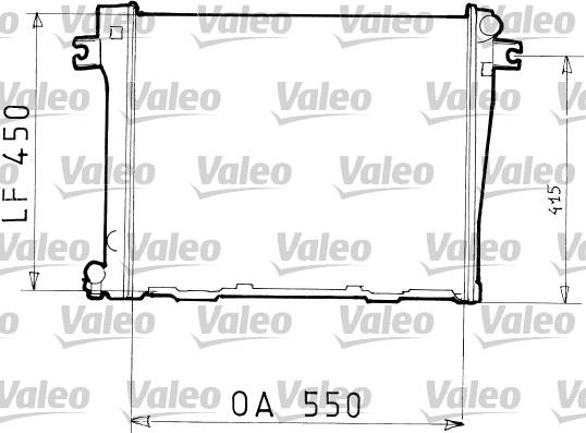 Valeo 819394 - Radiators, Motora dzesēšanas sistēma www.autospares.lv