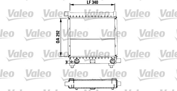 Valeo 819368 - Радиатор, охлаждение двигателя www.autospares.lv