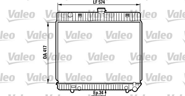 Valeo 819216 - Radiators, Motora dzesēšanas sistēma www.autospares.lv