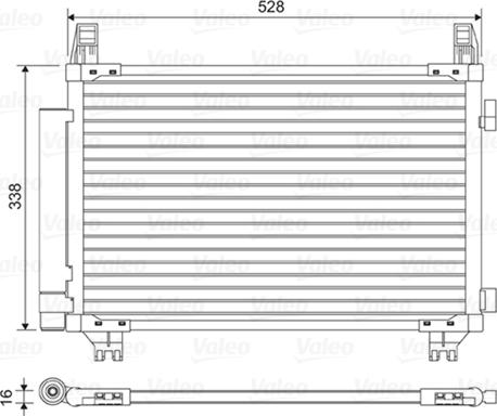 Valeo 814449 - Kondensators, Gaisa kond. sistēma www.autospares.lv