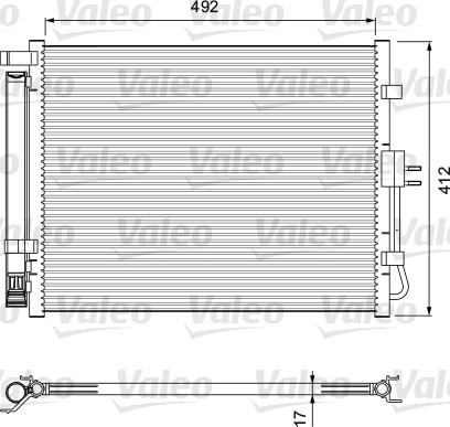 Valeo 814402 - Kondensators, Gaisa kond. sistēma www.autospares.lv