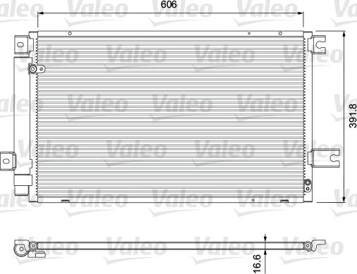 Valeo 814414 - Kondensators, Gaisa kond. sistēma www.autospares.lv