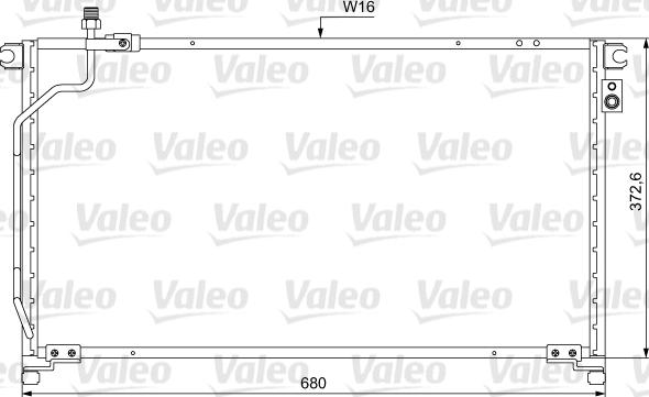 Valeo 814049 - Kondensators, Gaisa kond. sistēma www.autospares.lv