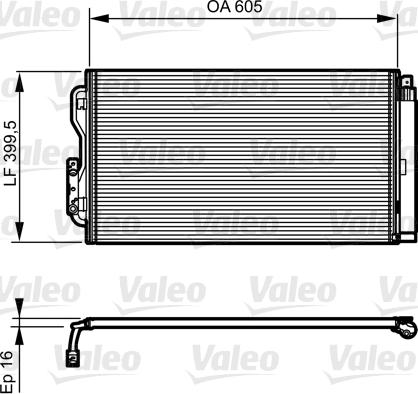 Valeo 814191 - Kondensators, Gaisa kond. sistēma www.autospares.lv