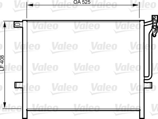 Valeo 814287 - Kondensators, Gaisa kond. sistēma www.autospares.lv