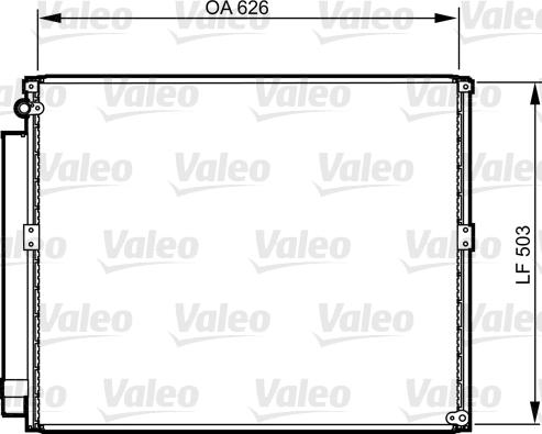 Valeo 814236 - Kondensators, Gaisa kond. sistēma www.autospares.lv