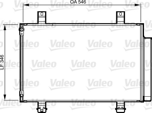 Valeo 814237 - Kondensators, Gaisa kond. sistēma www.autospares.lv