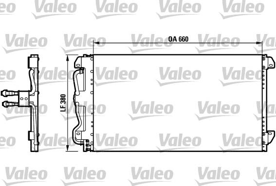 Valeo 816991 - Kondensators, Gaisa kond. sistēma www.autospares.lv