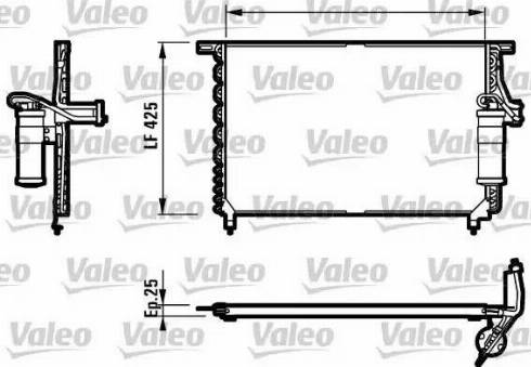 Valeo 816946 - Kondensators, Gaisa kond. sistēma www.autospares.lv