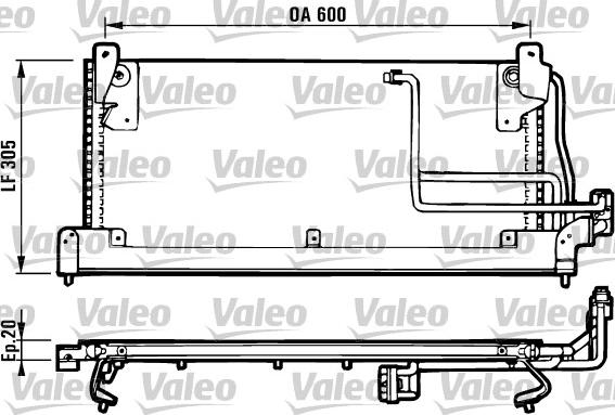 Valeo 816902 - Kondensators, Gaisa kond. sistēma autospares.lv