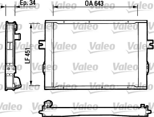 Valeo 816649 - Radiators, Motora dzesēšanas sistēma www.autospares.lv