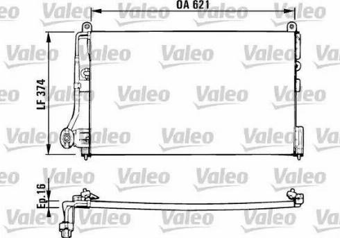 Valeo 816882 - Kondensators, Gaisa kond. sistēma autospares.lv