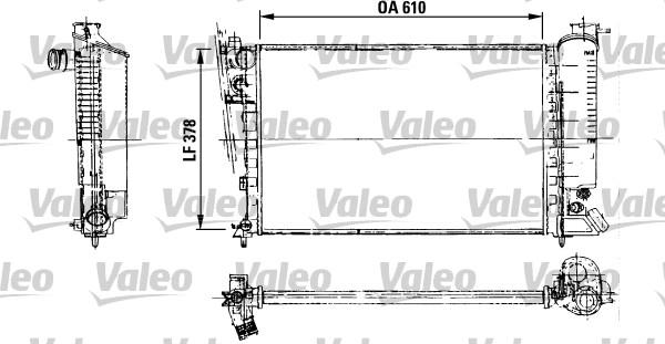 Valeo 816716 - Radiators, Motora dzesēšanas sistēma www.autospares.lv