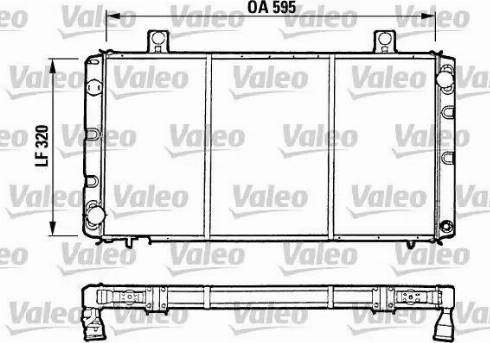 Valeo 810965 - Radiators, Motora dzesēšanas sistēma www.autospares.lv