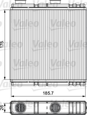 Valeo 811543 - Siltummainis, Salona apsilde www.autospares.lv