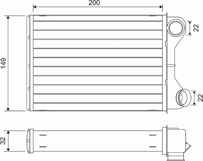 Valeo 811569 - Siltummainis, Salona apsilde www.autospares.lv