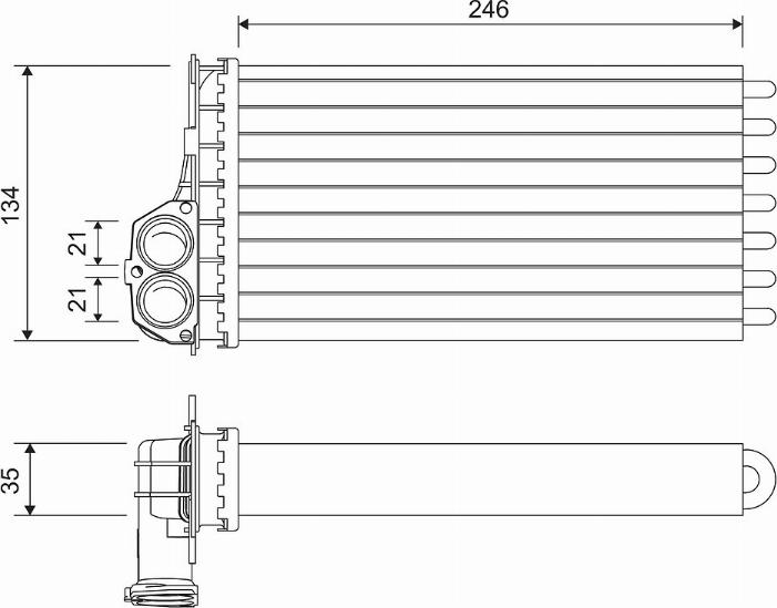 Valeo 811565 - Siltummainis, Salona apsilde www.autospares.lv