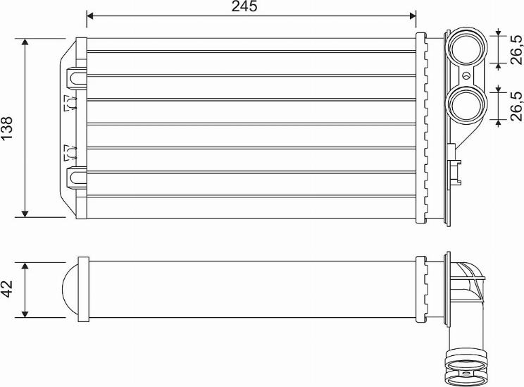 Valeo 811503 - Siltummainis, Salona apsilde www.autospares.lv