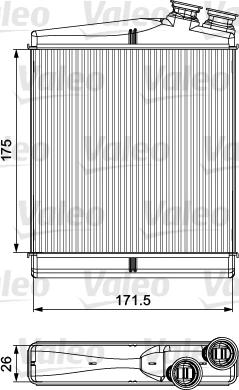 Valeo 811512 - Siltummainis, Salona apsilde www.autospares.lv