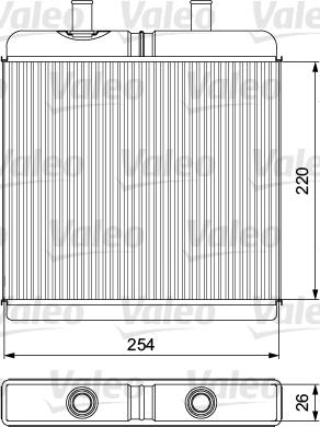 Valeo 811539 - Siltummainis, Salona apsilde www.autospares.lv