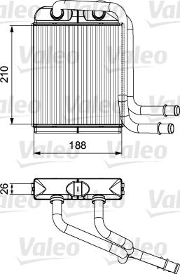 Valeo 811524 - Siltummainis, Salona apsilde autospares.lv