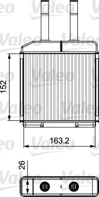 Valeo 811522 - Siltummainis, Salona apsilde www.autospares.lv