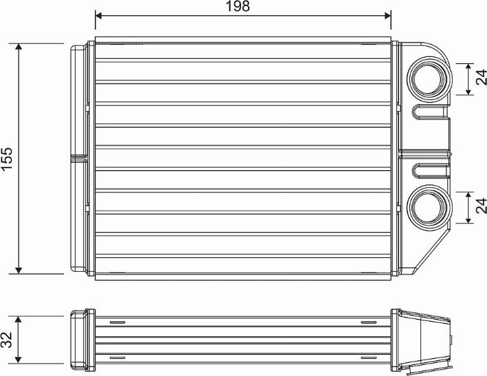 Valeo 811575 - Siltummainis, Salona apsilde www.autospares.lv