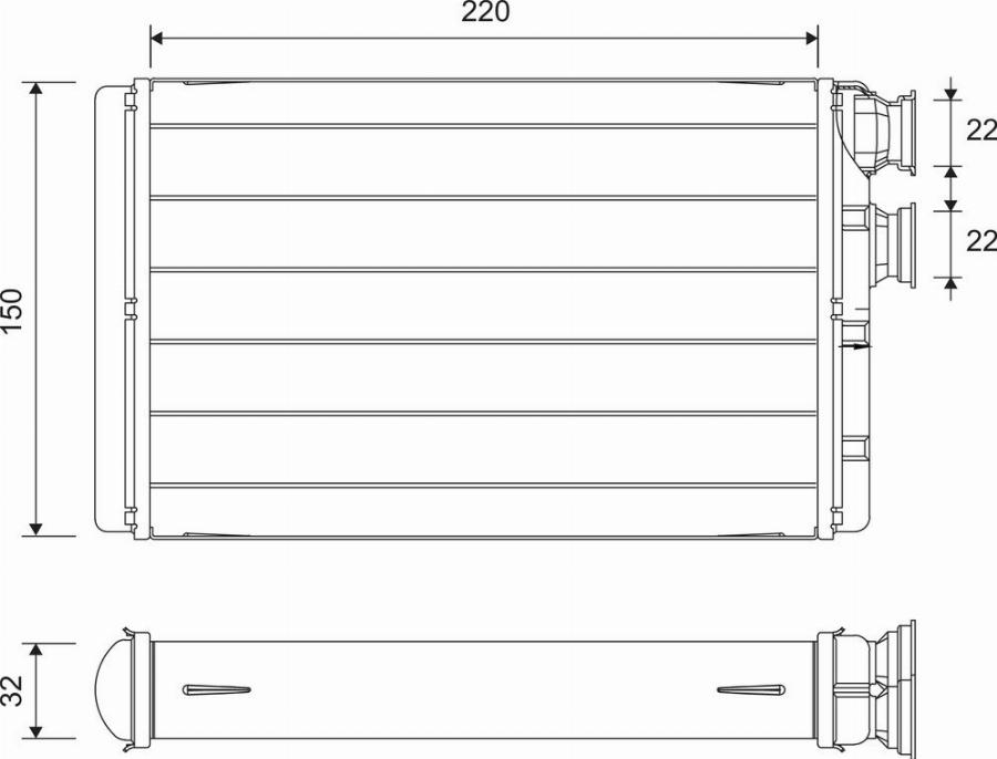 Valeo 811652 - Siltummainis, Salona apsilde www.autospares.lv