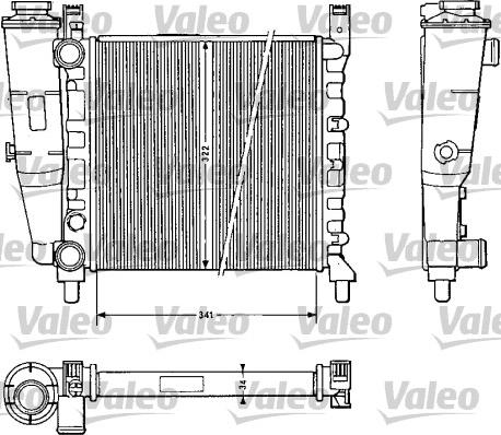 Valeo 811 385 - Radiators, Motora dzesēšanas sistēma www.autospares.lv