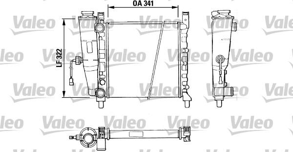 Valeo 811386 - Radiators, Motora dzesēšanas sistēma www.autospares.lv