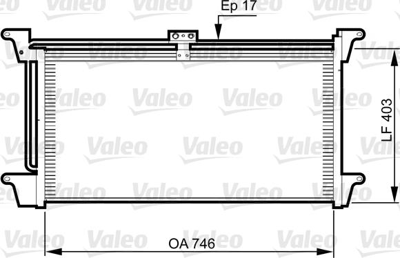 Valeo 818992 - Kondensators, Gaisa kond. sistēma www.autospares.lv