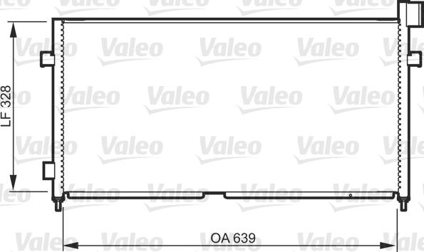 Valeo 818984 - Kondensators, Gaisa kond. sistēma www.autospares.lv