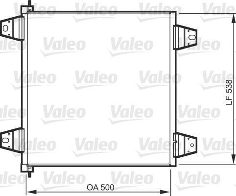 Valeo 818986 - Kondensators, Gaisa kond. sistēma www.autospares.lv