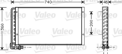 Valeo 818040 - Kondensators, Gaisa kond. sistēma www.autospares.lv