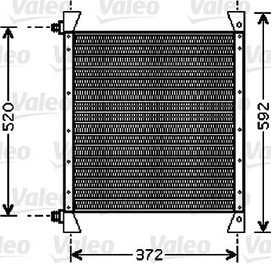 Valeo 818039 - Kondensators, Gaisa kond. sistēma www.autospares.lv