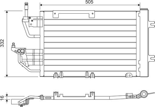 Valeo 818168 - Condenser, air conditioning www.autospares.lv