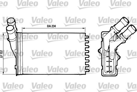 Valeo 812005 - Radiators, Motora dzesēšanas sistēma www.autospares.lv