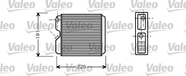 Valeo 812147 - Siltummainis, Salona apsilde www.autospares.lv