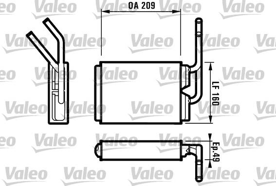 Valeo 812154 - Siltummainis, Salona apsilde www.autospares.lv