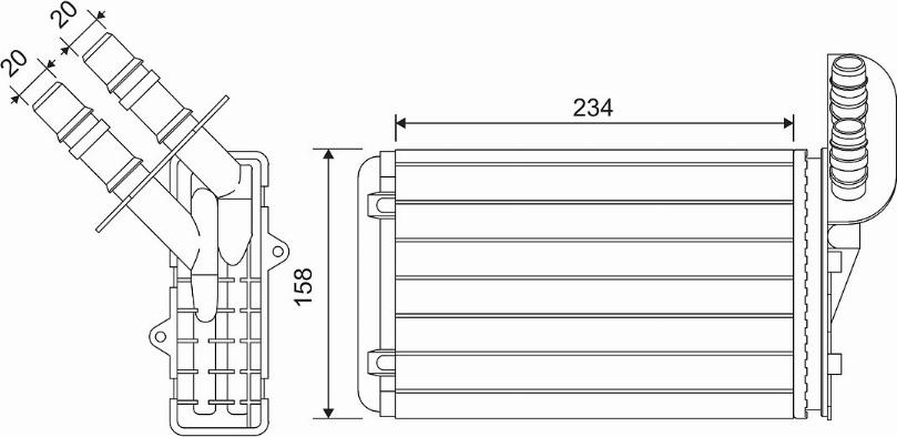 Valeo 812169 - Radiators, Motora dzesēšanas sistēma www.autospares.lv